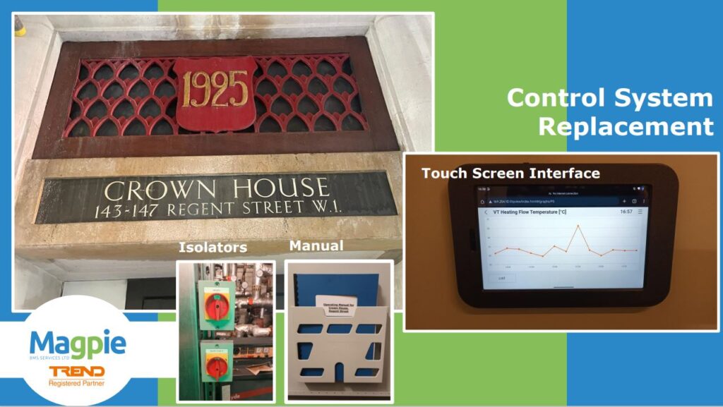 Control System Replacement at Crown House London