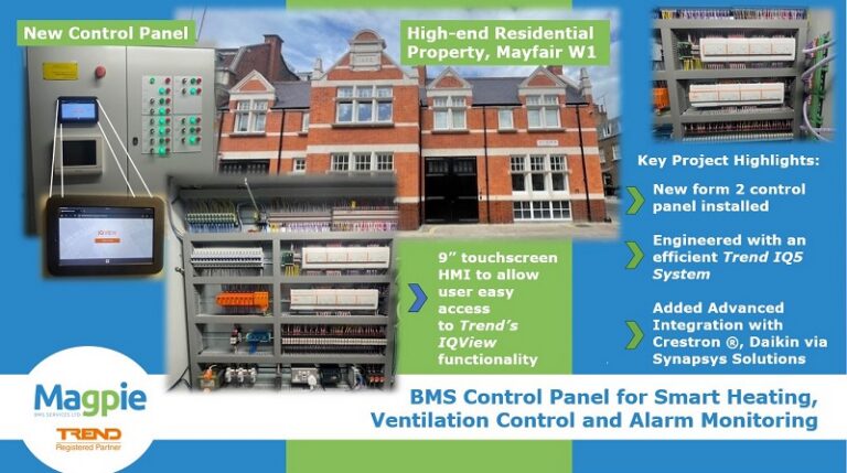 BMS Control Panel for Smart Heating & Ventilation Control